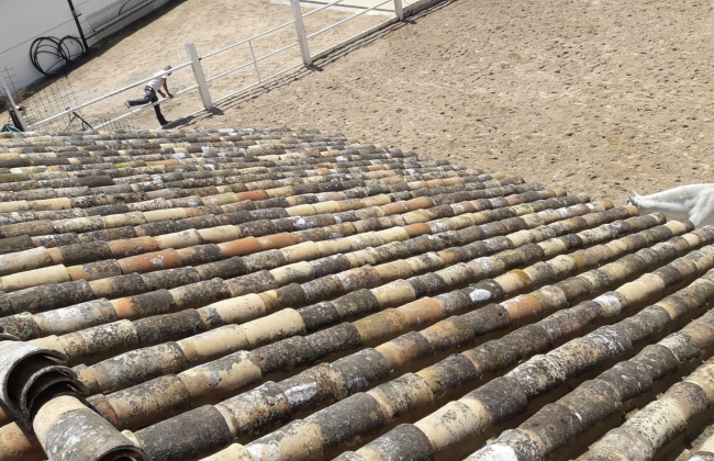 Rénovation de toiture à Neguri.