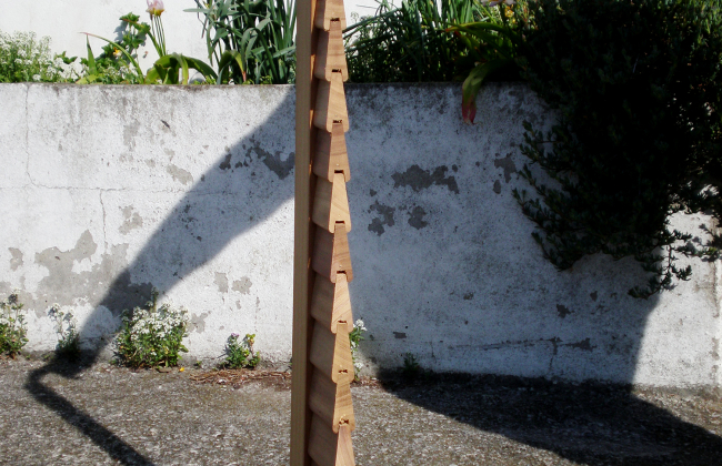 Fabrication sur mesure et pose de volets aveugles en bois massif, type model américain