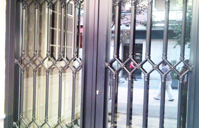 Puertas de portal de aluminio