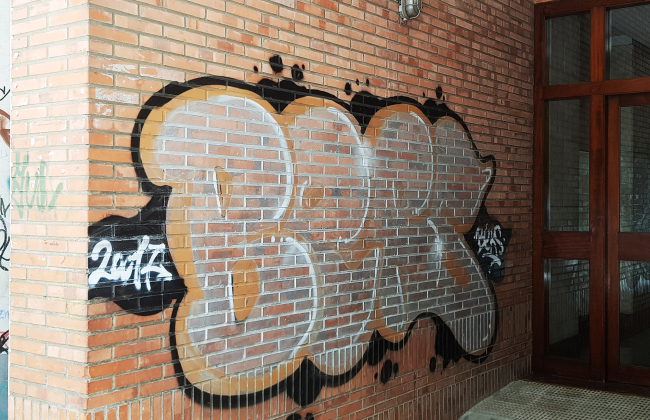 Nettoyage des graffitis dans bàtiments de différents villes de la Côte Basque