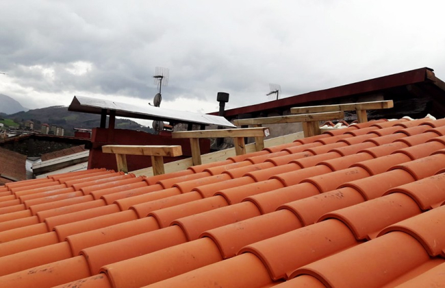 Comprehensive reform of a roof in Tolosa. Basque Country.
