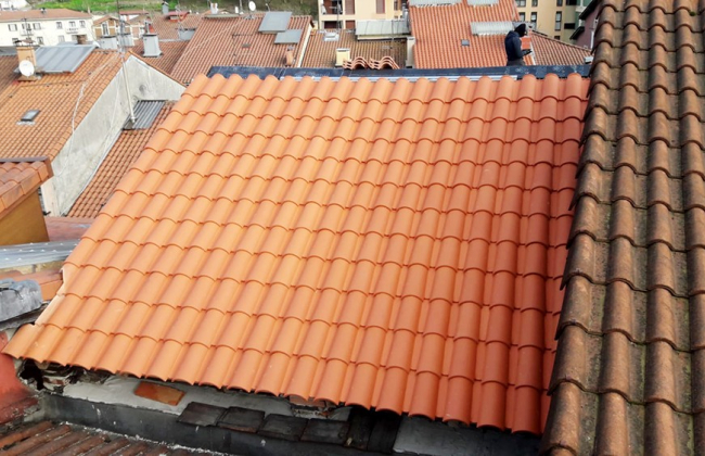 Comprehensive reform of a roof in Tolosa. Basque Country.