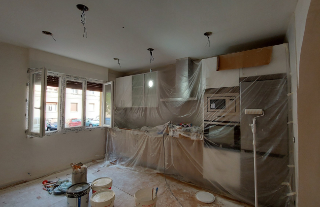 Total renovation of an apartment in Vitoria.