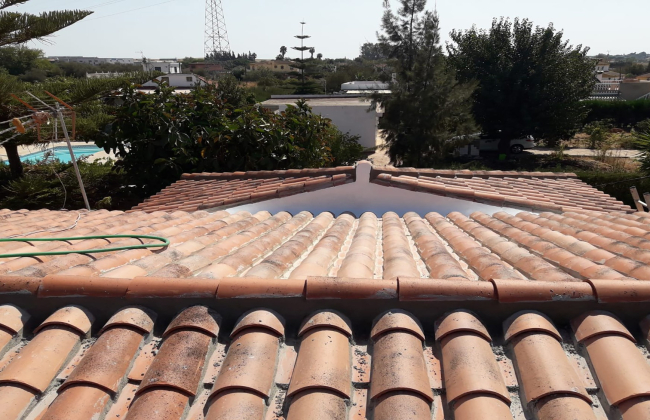 Roof renovation in Pamplona. Navarre.