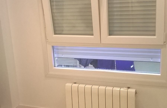 Remplacement de fenêtres dans l'appartement de Donostia - Saint Sébastien