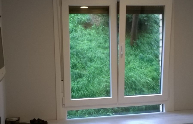 Remplacement de fenêtres dans l'appartement de Donostia - Saint Sébastien